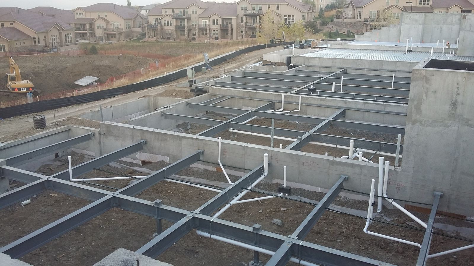 Steel structural floor