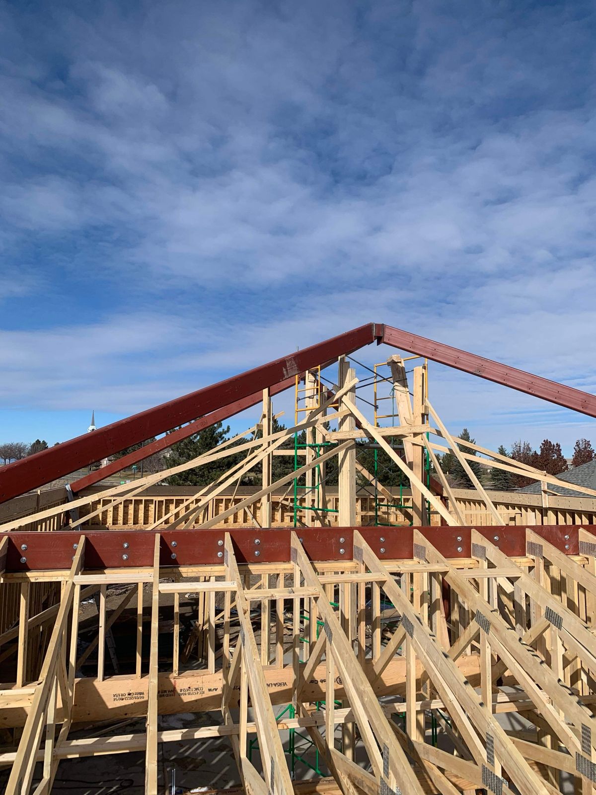 Steel ridge beams
